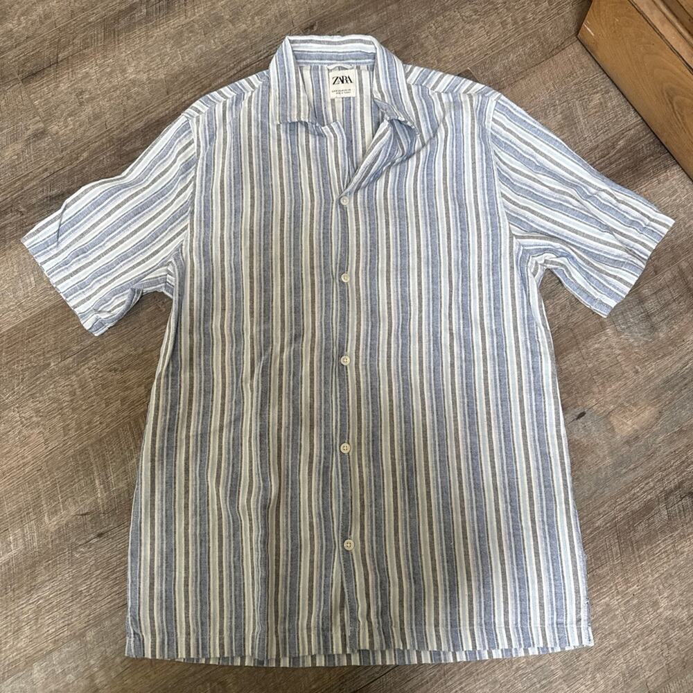 Zara Short Sleeve Shirt Size Medium